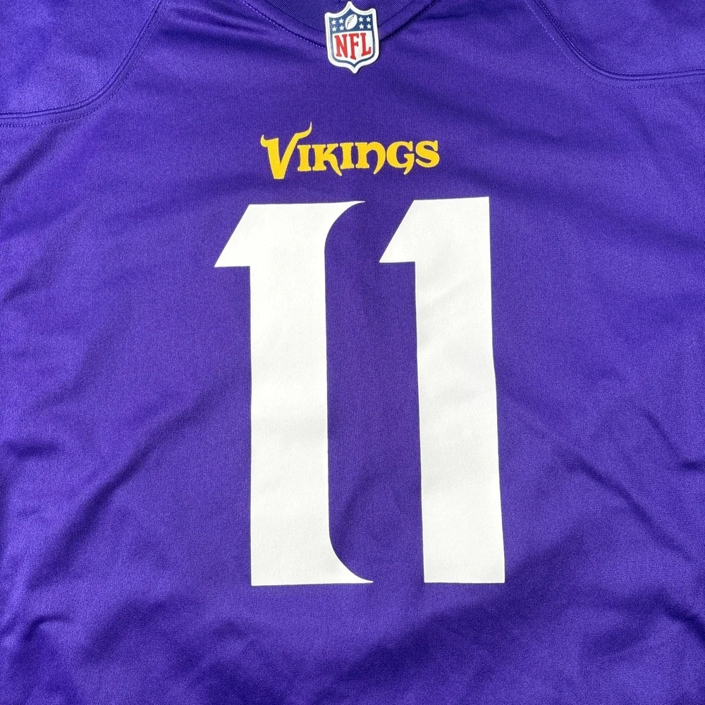 Mike Wallace #11 Minnesota Vikings NFL Nike On Field Purple Jersey Men's Size XL